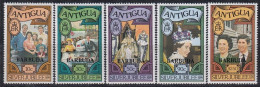 ANTIGUA & BARBUDA 473-477,unused - Familles Royales