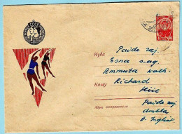 USSR 1963.0706. Spartakiade Of Nations - Gymnastics. Prestamped Cover, Used - 1960-69