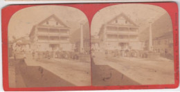 P-24-Bi-GF-14 : VUES STEREOSCOPIQUES 9 CM X 18 CM. CHAMONIX. HAUTE-SAVOIE - Stereo-Photographie