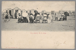 CPA CARTE POSTALE BELGIQUE KNOCKE LES PLAISIRS DE LA PLAGE 1905 - Autres & Non Classés