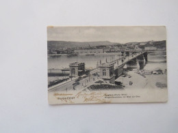 BUDAPEST - Margarethenbrucke Mit Blick Auf Ofen - Hongrie