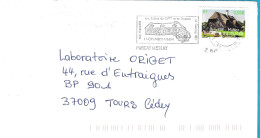 TIMBRE N° 3702 -  MAISON NORMANDE  - TARIF 1 6 03 / 28 2 05 - SEUL SUR LETTRE - FLAMME PARCAY MESLAY 37 - 2004 - Postal Rates