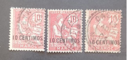 FRANCE FRANCIA MAROCCO 1902 MOUCHON YVERT N 12 - Used Stamps