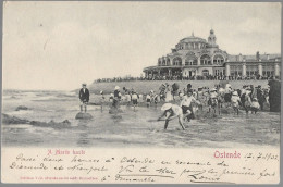 CPA CARTE POSTALE BELGIQUE OSTENDE A MAREE BASSE 1902 - Sonstige & Ohne Zuordnung