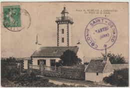 Finistère :  Route De Morlaix  à Carantac : Le  Phare  De La  Lande( Cachet Colonie  Saint  Gérard ) - Other & Unclassified