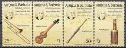 ANTIGUA & BARBUDA 890-893,unused - Musique