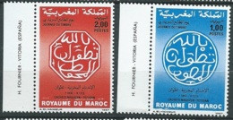 Maroc - Yvert N° 1019  /   1020  **    ( 2 Timbres )   -    Aab 23706 - Maroc (1956-...)