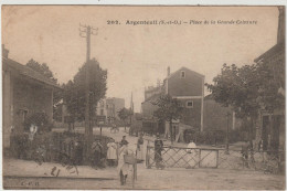 Val D 'oise : ARGENTEUIL :  Place  De La  Grande  Ceinture 1917 - Argenteuil