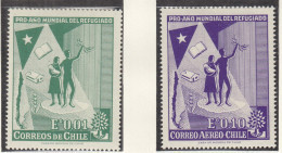 CHILE  573-574, Postfrisch **, Weltflüchtlingsjahr, 1960 - Chili
