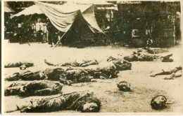 China Decapitated Corpses On Street Photocard - China