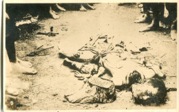China Decapitated Corpse On Street Photocard - China