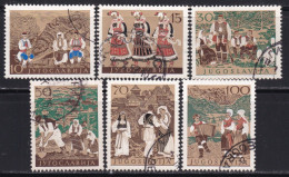 Yugoslavia 1957 National Costumes Used - Used Stamps