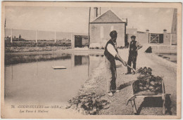 Calvados : COURSEULLES  Sur  MER  : Vues   Parc à Huitres - Courseulles-sur-Mer