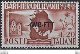 1950 Trieste A Fiera Di Bari MNH Sassone N. 80 - Unclassified