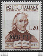 1950 Trieste A Ludovico Muratori MNH Sassone N. 78 - Ohne Zuordnung