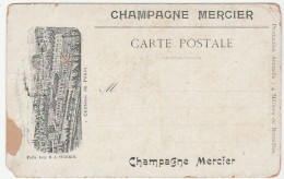 Carte Luxembourg, Champagne Mercier - Werbepostkarten
