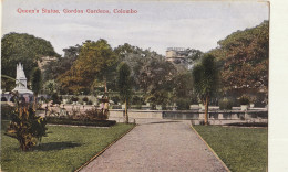 Sri Lanka Ceylon Queen's Statue Gordon Gardens Colombo - Sri Lanka (Ceylon)