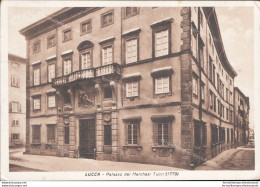 Ai382 Cartolina Lucca Citta' Palazzo Dei Marchesi Tucci 1936 - Lucca