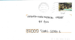 TIMBRE N° 3704 -  GORGES DU TARN  - TARIF 1 6 03 / 28 2 05 - SEUL SUR LETTRE - RECETTE RA9 MEUSNES 41  - 2004 - Tarifs Postaux