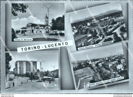 Cg306 Cartolina Torino Citta'  Lucento Campo Sportivo 4 Vedutine  Piemonte - Autres & Non Classés