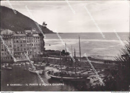 Ca747 Cartolina Camogli Il Porto E Punta Chiappa Provincia Di Genova Liguria - Genova (Genua)