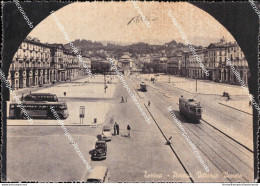 Ca748 Cartolina Torino Citta' Piazza Vittorio Veneto Tram Piemonte - Other & Unclassified