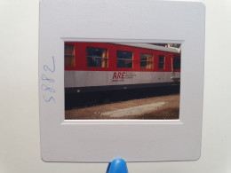 Photo Diapo Diapositive Originale Slide TRAIN Wagon Autorail PICASSO X 3886 SNCF ARE Récup Energie AFME VOIR ZOOM - Diapositives