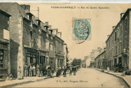 -58 - NIEVRE -   FOURCHAMBAULT - Rue Du Quatre Septembre - Andere & Zonder Classificatie