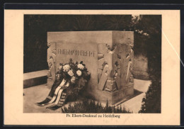 AK Heidelberg, Am Fr. Ebert-Denkmal  - Heidelberg