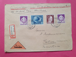 Allemagne - Enveloppe En Recommandé Contre Remboursement De Idar Oberstein Pour Forbach En 1942 - Réf 3601 - Storia Postale