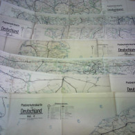 7 Karten (Blatt 2 Bis 8) Von Postverkehrskarte Von Deutschland - Unclassified