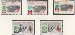 DOMINIKANISCHE REPUBLIK  717-721, Postfrisch **, Weltflüchtlingsjahr, 1960 - Dominican Republic