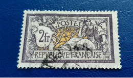 1900 / N° 122 2 Fr VIOLET ET JAUNE TYPE MERSON / OBLITERE / COTE 90€00 / 10% / 9€00 - Used Stamps