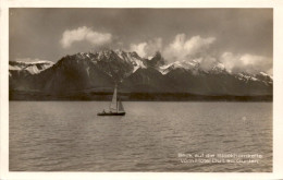 Blick Auf Die Stockhornkette Vom Hotel Du Lac, Gunten (106) * 1. 7. 1937 - Sigriswil