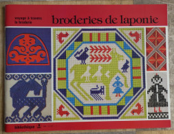 Broderies De Laponie Bibliothèque DMC Voyage à Travers La Broderie 1976 - Andere & Zonder Classificatie