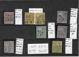 Lot De 8 TP Dont N° 20 A Voir Scan - Used Stamps