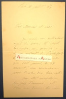 ● L.A.S 1884 Léon B. Charles THOMAS Archevêque Rouen - Georges CASSAIGNE Enfant Rochefort Né Paray Le Monial - Lettre - Andere & Zonder Classificatie