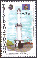 TRINIDAD AND TOBAGO 1995 CONSERVATION, $2.50 LIGHTHOUSE** - Vuurtorens