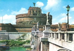 ITALIE - Rome - Castel Sant'Angelo - Magnifique Vue - Statues D'ange Du Bernin - Musée National - Carte Postale - Autres & Non Classés