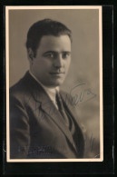 AK Opernsänger Ettore Nava Mit Original Autograph  - Opéra