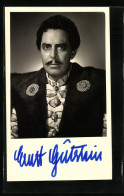 AK Opernsänger Ernst Gutstein Mit Original Autograph  - Opéra