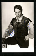 AK Opernsänger Wladimiro Ganzarolli Im Kostüm, Mit Original Autograph  - Opera