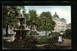 AK Düsseldorf, Corneliusplatz Mit Parkhotel  - Düsseldorf