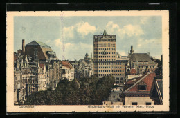 AK Düsseldorf, Hindenburg-Wall Mit Wilhelm Marx-Haus  - Duesseldorf