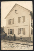 Foto-AK Frankfurt-Eckenheim, Haus Engelthaler Strasse, Aufnahme 1911  - Frankfurt A. Main