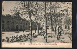 CPA Béziers, Gare Du Midi Et Hôtel De La Compagnie Du Midi, La Gare  - Other & Unclassified