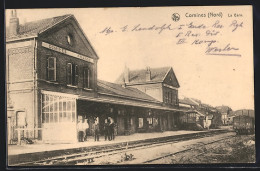 CPA Comines, La Gare  - Other & Unclassified