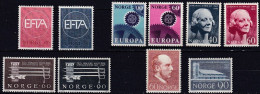 Noruega 1967  Año Completo  ** - Unused Stamps