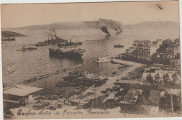 Grèce - CORFOU  : Sortie  Du Bateau De L Escadre  Française   1917 - Greece