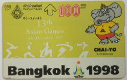 Thailand 100 Baht Landis And Gyr - Chai-yo, Bangkok 1998 - Thaïlande